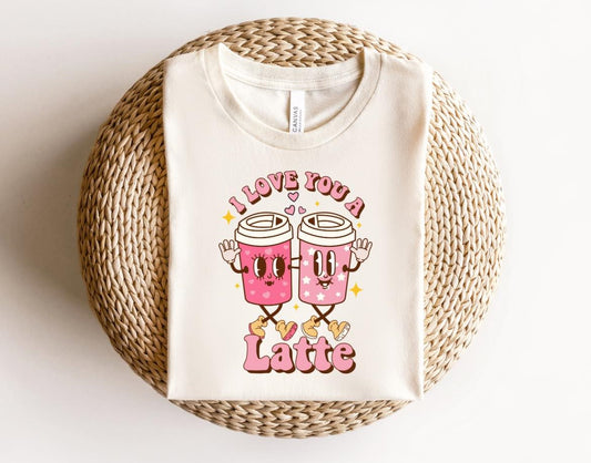 I Love You Latte Youth Shirt