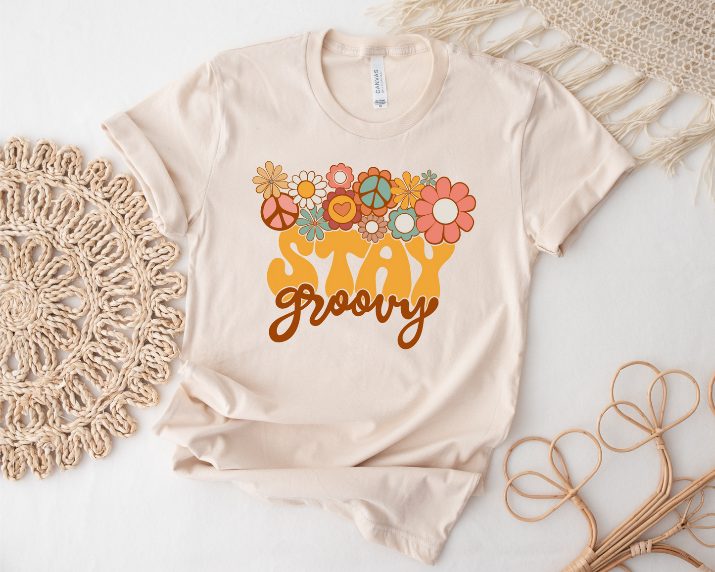 Stay Groovy Adult Shirt